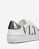WOMEN'S VALENTINO GARAVANI VLTN OPEN SNEAKER WHITE/ BLACK