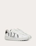 WOMEN'S VALENTINO GARAVANI VLTN OPEN SNEAKER WHITE/ BLACK