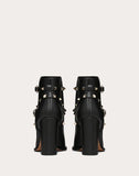 WOMEN'S VALENTINO GARAVANI ROCKSTUD ANKLE BOOT 100 MM BLACK