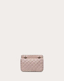 WOMEN'S VALENTINO GARAVANI SMALL ROCKSTUD SPIKE NAPPA LEATHER BAG POUDRE