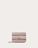 WOMEN'S VALENTINO GARAVANI SMALL ROCKSTUD SPIKE NAPPA LEATHER BAG POUDRE