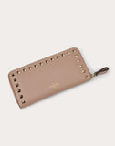 WOMEN'S VALENTINO GARAVANI ROCKSTUD CONTINENTAL WALLET POUDRE