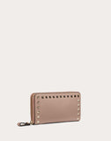 WOMEN'S VALENTINO GARAVANI ROCKSTUD CONTINENTAL WALLET POUDRE
