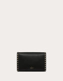WOMEN'S VALENTINO GARAVANI SMALL ROCKSTUD GRAINY CALFSKIN CROSSBODY BAG BLACK