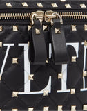 WOMEN'S VALENTINO GARAVANI VLTN ROCKSTUD SPIKE.IT BELT BAG BLACK