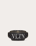 WOMEN'S VALENTINO GARAVANI VLTN ROCKSTUD SPIKE.IT BELT BAG BLACK