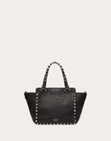 WOMEN'S VALENTINO GARAVANI MINI ROCKSTUD GRAINY CALFSKIN BAG BLACK