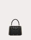 WOMEN'S VALENTINO GARAVANI MINI CANDYSTUD NAPPA HANDBAG BLACK