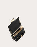 WOMEN'S VALENTINO GARAVANI MINI CANDYSTUD NAPPA HANDBAG BLACK