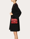 WOMEN'S VALENTINO GARAVANI MINI CANDYSTUD NAPPA HANDBAG ROSSO VALENTINO