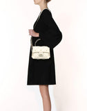 WOMEN'S VALENTINO GARAVANI MINI CANDYSTUD NAPPA HANDBAG WHITE