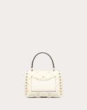 WOMEN'S VALENTINO GARAVANI MINI CANDYSTUD NAPPA HANDBAG WHITE
