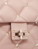 WOMEN'S VALENTINO GARAVANI MINI CANDYSTUD NAPPA HANDBAG WATER ROSE