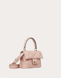 WOMEN'S VALENTINO GARAVANI MINI CANDYSTUD NAPPA HANDBAG WATER ROSE