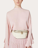 WOMEN'S VALENTINO GARAVANI ROCKSTUD GRAINY CALFSKIN BELT BAG