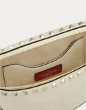 WOMEN'S VALENTINO GARAVANI ROCKSTUD GRAINY CALFSKIN BELT BAG