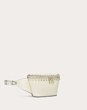 WOMEN'S VALENTINO GARAVANI ROCKSTUD GRAINY CALFSKIN BELT BAG
