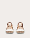 WOMEN'S VALENTINO GARAVANI VLTN METALLIC LOW-TOP BOUNCE SNEAKER GOLD