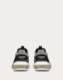WOMEN'S VALENTINO GARAVANI METALLIC CAMOUFLAGE LOW-TOP BOUNCE SNEAKER SILVER