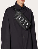 MEN'S VALENTINO GARAVANI LEATHER VLTN BELT BAG BLACK