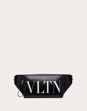 MEN'S VALENTINO GARAVANI LEATHER VLTN BELT BAG BLACK