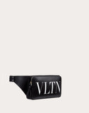 MEN'S VALENTINO GARAVANI LEATHER VLTN BELT BAG BLACK