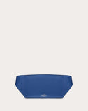 MEN'S VALENTINO GARAVANI LEATHER VLTN BELT BAG DARK BLUE