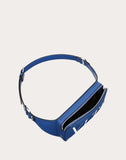MEN'S VALENTINO GARAVANI LEATHER VLTN BELT BAG DARK BLUE