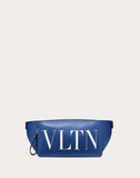 MEN'S VALENTINO GARAVANI LEATHER VLTN BELT BAG DARK BLUE
