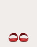 MEN'S VALENTINO GARAVANI VLTN RUBBER SLIDER SANDAL RED