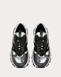 MEN'S VALENTINO GARAVANI BOUNCE CAMOUFLAGE METALLIC SNEAKER SILVER