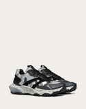 MEN'S VALENTINO GARAVANI BOUNCE CAMOUFLAGE METALLIC SNEAKER SILVER