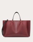 WOMEN'S VALENTINO GARAVANI MEDIUM VLOGO ESCAPE COWHIDE SHOPPER
