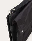 MEN'S VALENTINO GARAVANI LARGE NYLON CAMOUFLAGE NOIR CLUTCH BLACK