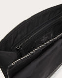 MEN'S VALENTINO GARAVANI LARGE NYLON CAMOUFLAGE NOIR CLUTCH BLACK