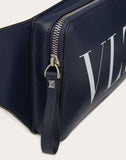 MEN'S VALENTINO GARAVANI LEATHER VLTN BELT BAG BLUE