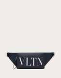MEN'S VALENTINO GARAVANI LEATHER VLTN BELT BAG BLUE