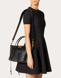 WOMEN'S VALENTINO GARAVANI SMALL ROCKSTUD HYPE GRAINY CALFSKIN TOTE