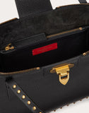 WOMEN'S VALENTINO GARAVANI SMALL ROCKSTUD HYPE GRAINY CALFSKIN TOTE
