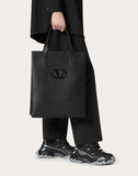 MEN'S VALENTINO GARAVANI LEATHER VLOGO SHOPPING BAG