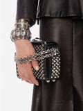 WOMEN'S ALEXANDER McQUEEN BOX BAG 16 BLACK