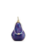 WOMEN'S LANVIN PEAR MINAUDIÈRE VIOLET