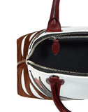 WOMEN'S LANVIN PARROT MAGOT BAG CARAMEL / WHITE