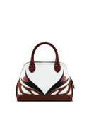 WOMEN'S LANVIN PARROT MAGOT BAG CARAMEL / WHITE