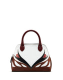 WOMEN'S LANVIN PARROT MAGOT BAG CARAMEL / WHITE
