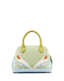 WOMEN'S LANVIN PARROT MAGOT BAG ICE BLUE / LIGHT GREEN