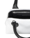 WOMEN'S LANVIN COLORBLOCK MAGOT BAG WHITE/BLACK