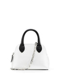 WOMEN'S LANVIN COLORBLOCK MAGOT BAG WHITE/BLACK