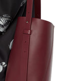WOMEN'S LANVIN MEDIUM HOOK BAG BURGUNDY