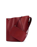 WOMEN'S LANVIN MEDIUM HOOK BAG BURGUNDY